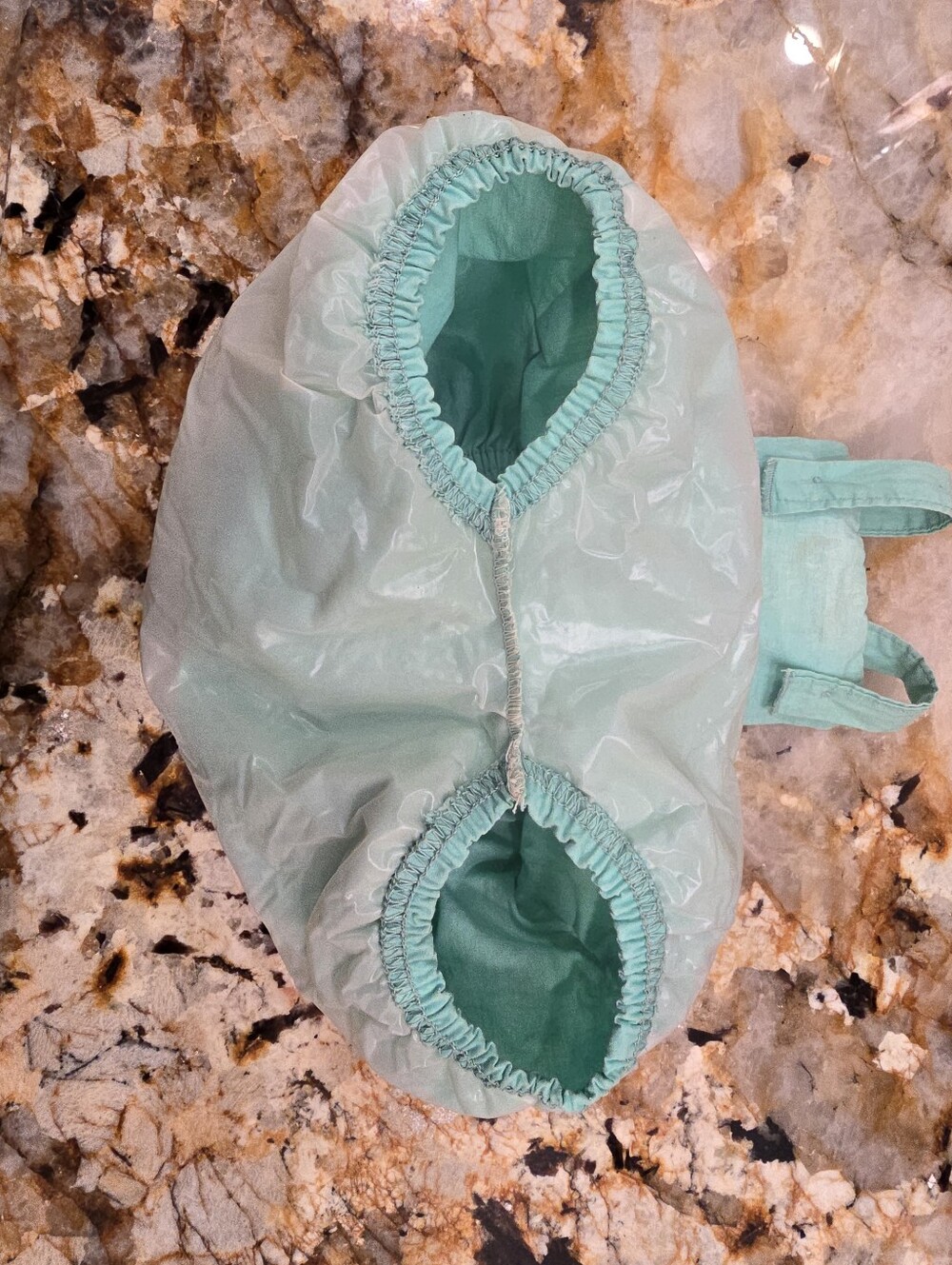 Vintage Toddle Time mint green baby bubble romper Diaper Cover Size 1 - Picture 6 of 11
